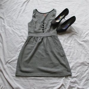 Lovely Day Black and White Chevron Patterned Dress